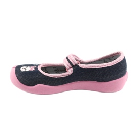 Calzado infantil befado 114X352 azul marino rosado gris 3