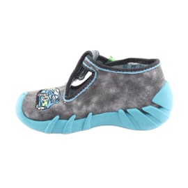 Calzado infantil befado 110P344 azul gris 2