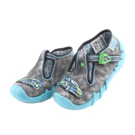 Calzado infantil befado 110P344 azul gris 3