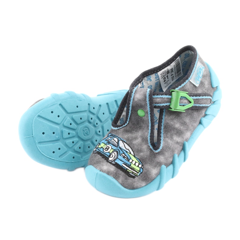 Calzado infantil befado 110P344 azul gris 5