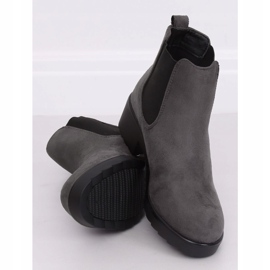 Botines Chelsea grises con tachuelas Z175 Gris 3