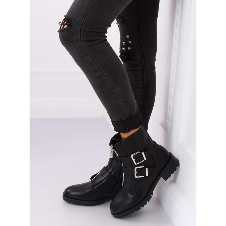 Botas militares negras 688-A14 Black negro 2