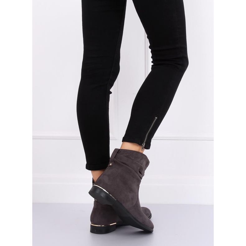 Botas grises mujer gris 7600-PA Gris 2