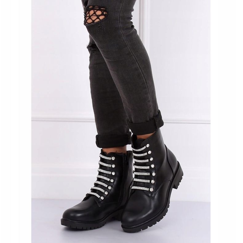 Botas militares negras NC876 Black negro 2
