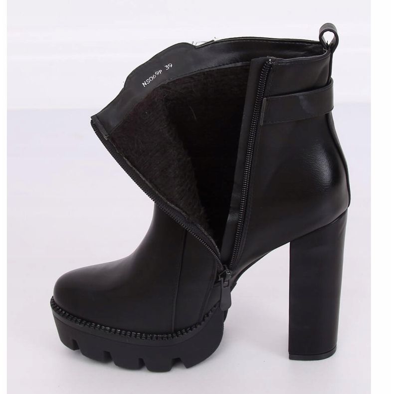 Botas negras con plataforma NS069P Black negro 2 Botas negras con plataforma NS069P Black negro 2