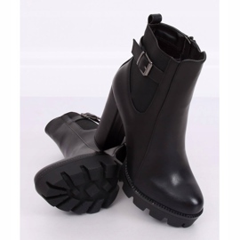 Botas negras con plataforma NS069P Black negro 4