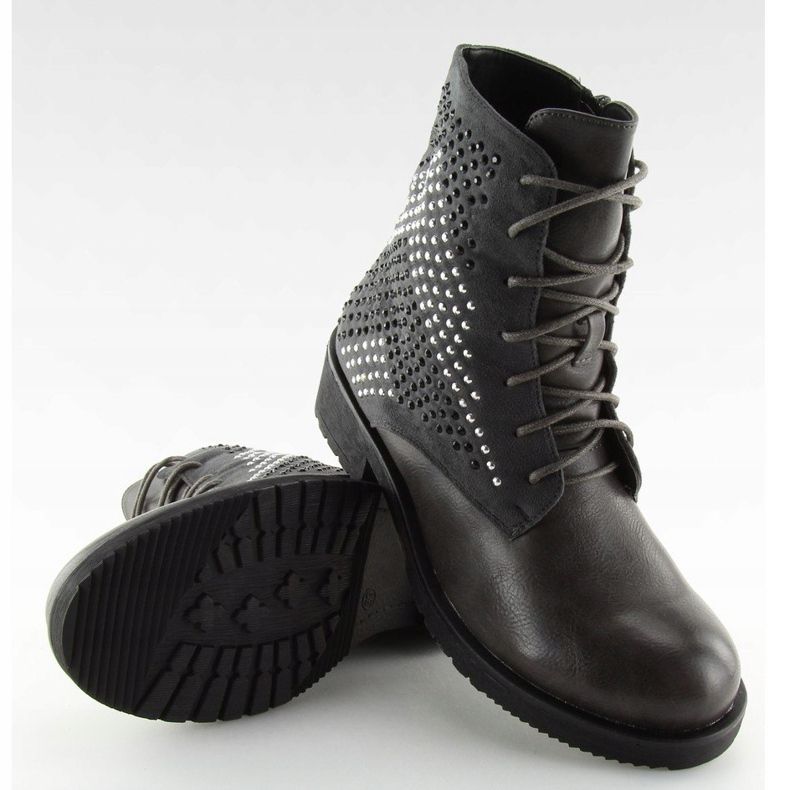 Botas de mujer gris gris FC-H65 Gris 2