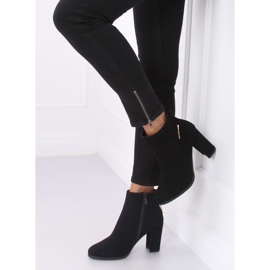Elegantes botas negras de tacón alto NS055P Black negro 4