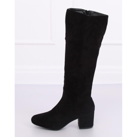 Botas negras de tacon alto YQ218P Black negro 5