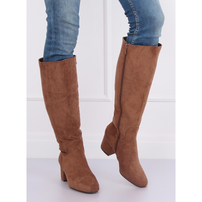 Tacones marrones YQ218P Camel marrón 2 Tacones marrones YQ218P Camel marrón 2