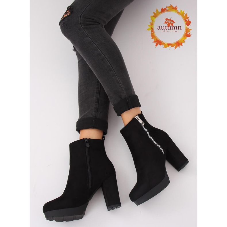 Botas en el poste negro 0-282 Negro 1