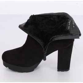 Botas en el poste negro 0-282 Negro 2