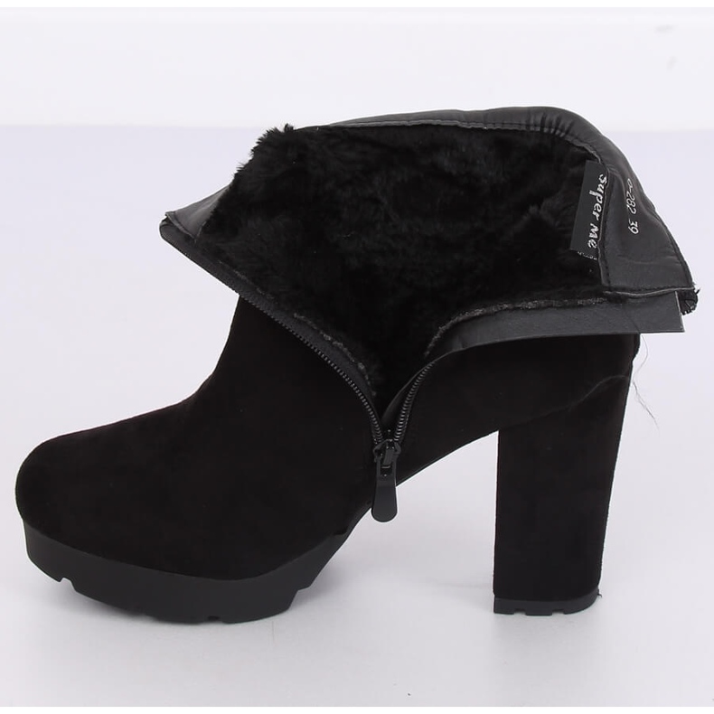 Botas en el poste negro 0-282 Negro 2