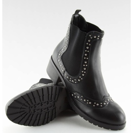 Botas negras con tachuelas Jodhpur FC-H63 Black negro 1 Botas negras con tachuelas Jodhpur FC-H63 Black negro 1