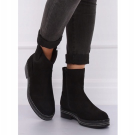 Botas negras planas de mujer negras CH1812-2 Negro 1