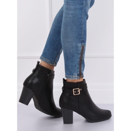 Botas negras de tacón F169 Black negro 1