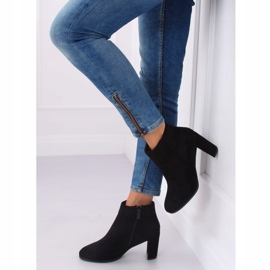 Botas clásicas negras de tacón alto A6801 Negro 3