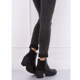 Botas con tacón estable negro Y8163 Negro 2