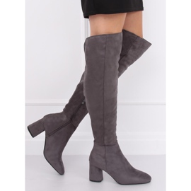 Botas mosqueteras grises YQ215 Grey 2 Botas mosqueteras grises YQ215 Grey 2