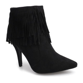 Botas negras con pin Boho 99-95 Negro 1