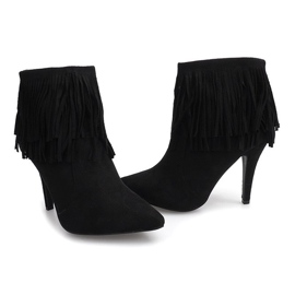 Botas negras con pin Boho 99-95 Negro 3