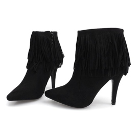 Botas negras con pin Boho 99-95 Negro 4
