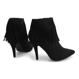 Botas negras con pin Boho 99-95 Negro 5