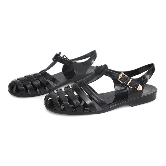 Meliski PT36 sandalias romanas negras negro 1