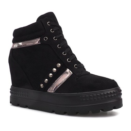 Zapatillas Maxime de ante negras negro 3