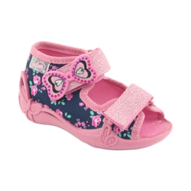 Calzado infantil befado amarillo 242P094 azul marino rosado 2