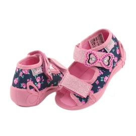 Calzado infantil befado amarillo 242P094 azul marino rosado 3