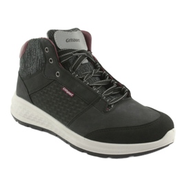 Grisport Zapatos deportivos de cuero negro 1