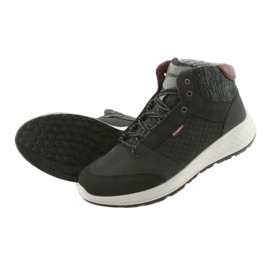 Grisport Zapatos deportivos de cuero negro 4