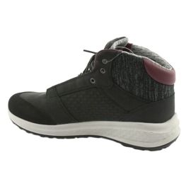 Grisport Zapatos deportivos de cuero negro 2 Grisport Zapatos deportivos de cuero negro 2