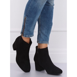 Botas negras de tacón bajo YQ216P Black negro 3