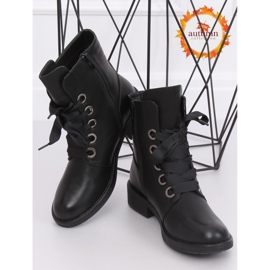 Botas con cordones negro ZX2805 Black 1 Botas con cordones negro ZX2805 Black 1