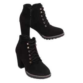 Botas negras de tacón 995-30 Black negro 1