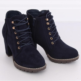 Botas de tacón azul marino 995-30 Navy 1