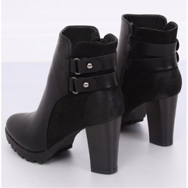 Botas negras de tacón Z182 Black negro 1