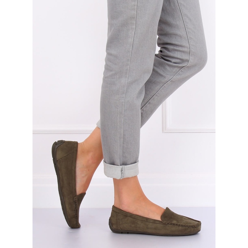 Verde Mocasines de mujer R812-1 Verde 2