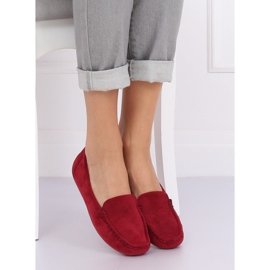 Mocasines granate mujer R812-1 Wine rojo 2