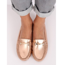 Mocasines de mujer Champagne L7189A Champagne rosado 2