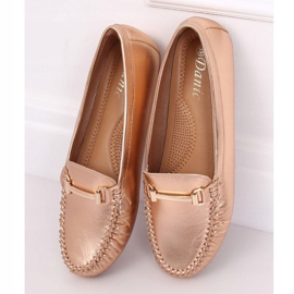Mocasines de mujer Champagne L7189A Champagne rosado 3