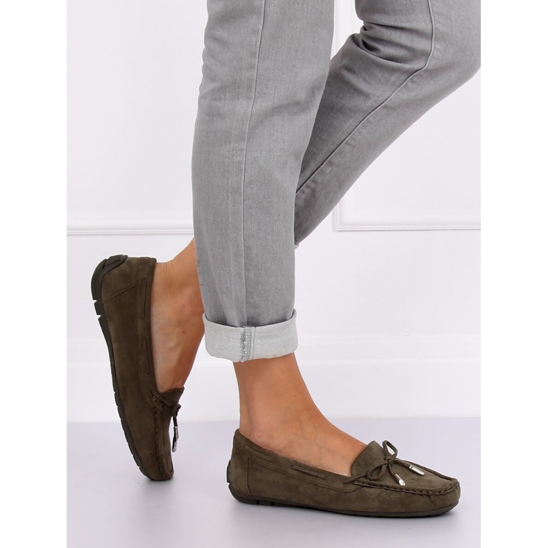 Verde Mocasines de mujer R812 Verde 2