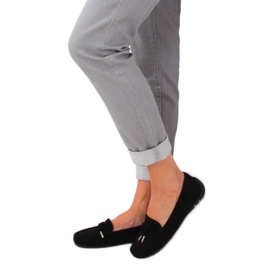 Mocasines de mujer negros R812 Black 2