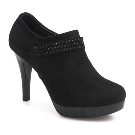 Botas Elegantes De Tacón Alto 9214-1 Negro 1