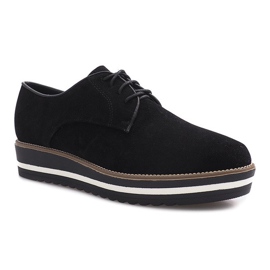 Zapatos con cordones negros de Paulette 1 Zapatos con cordones negros de Paulette 1