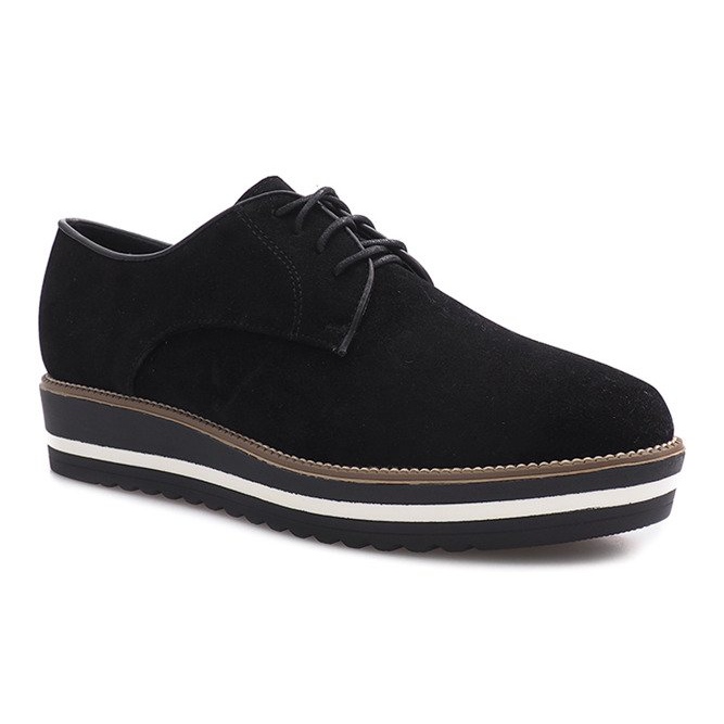 Zapatos con cordones negros de Paulette 1 Zapatos con cordones negros de Paulette 1