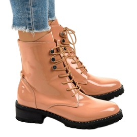Botas altas de mujer rosa XW37278 rosado 2