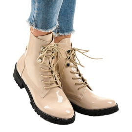 Botas altas beige para mujer XW37278 1 Botas altas beige para mujer XW37278 1